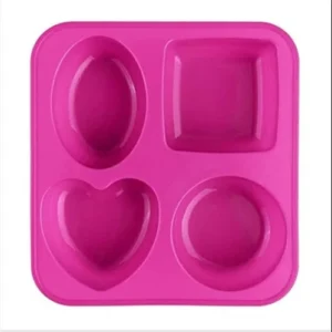 4 in 1, 4 Cavity Design Mold Heavy – 125g Candle, Soap & Resin Making