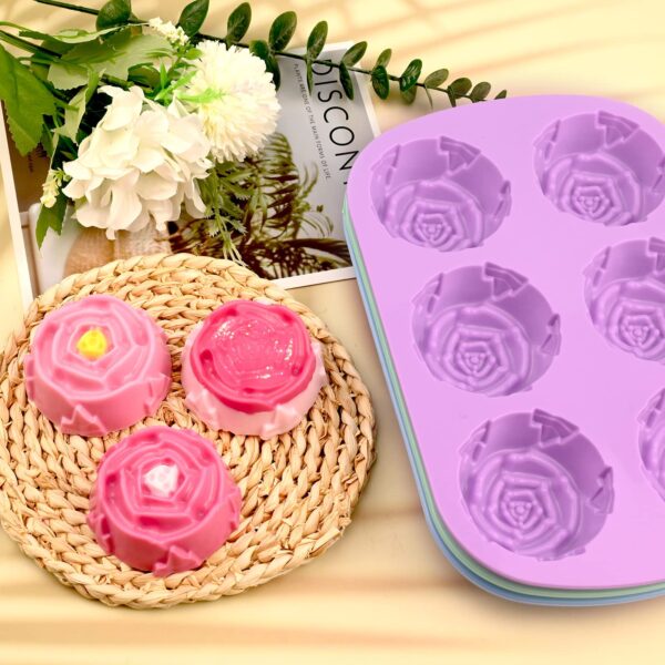 6 Cavity Flower Mold 100g – Candle, Soap & Resin Making