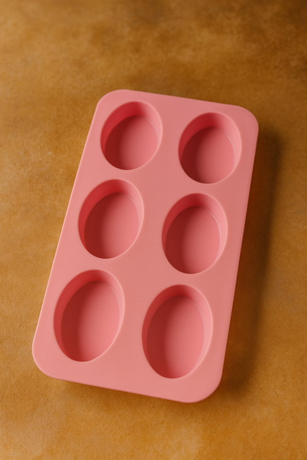 Pears 6 cavity oval soap mold light Pears 6 cavity oval soap mold light silicone mold for handmade soap making