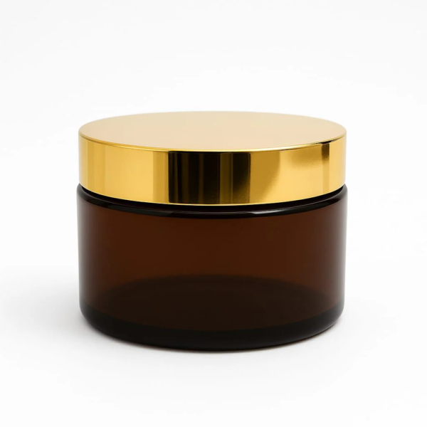 Amber Acrylic Jar Amber Acrylic Jar for premium cosmetic and herbal cream packaging