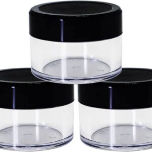 Transparent Acrylic Jar for cosmetic cream and gel packaging