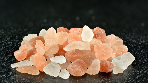 Himalayan Pink Salt in natural crystal form