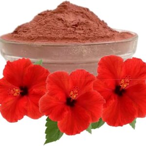Gudhal-Phool-Powder-Hibiscus-Flower-Powder-Gudhal-Flower-Powder-Hibiscus-Rosa Sembaruthi Poo (Hibiscus Flower) Powder